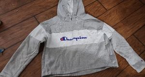 Champion cropped hoodie L